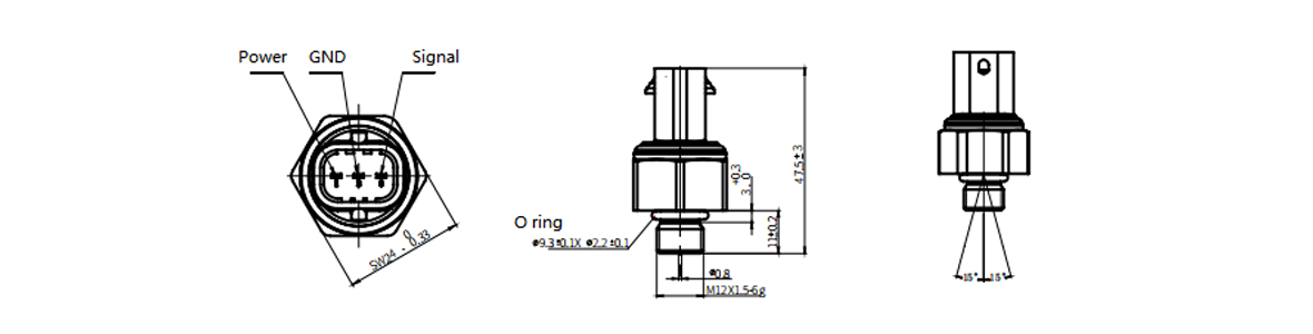 Dimensions PF613 Dimensions PF613
